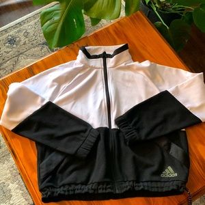 Adidas Cropped Zip-up